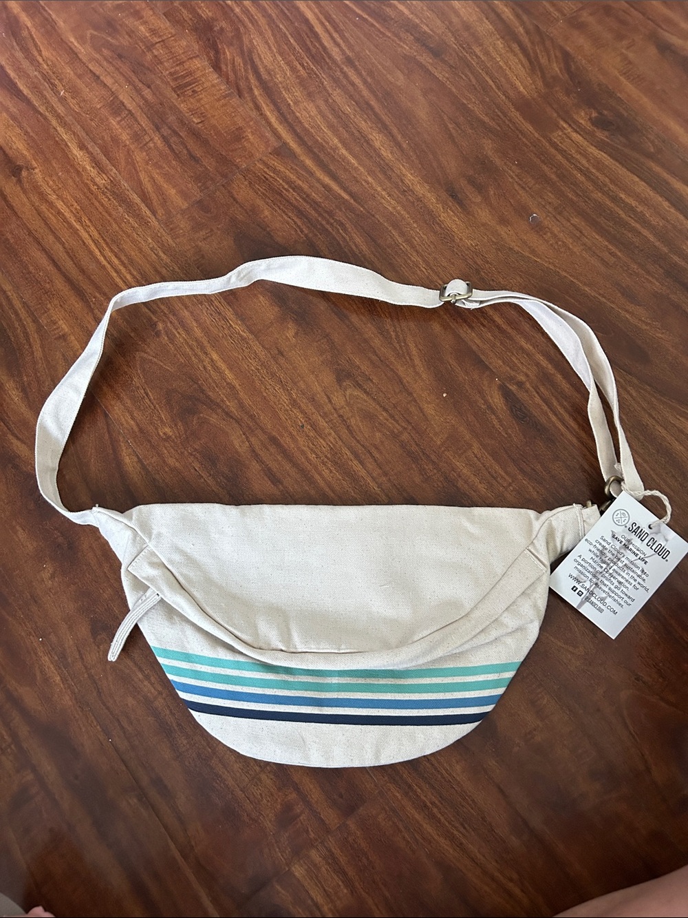 Sand cloud checker bum bag
